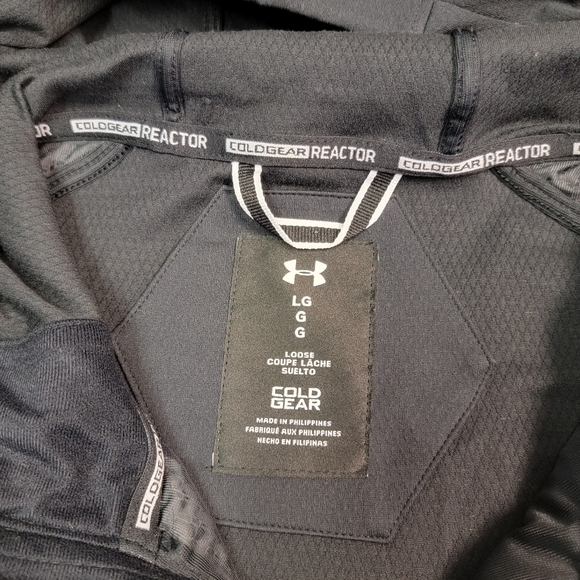 Under Armour ColdGear Reactor Jacket - Black And White Pattern - Picture 7 of 11